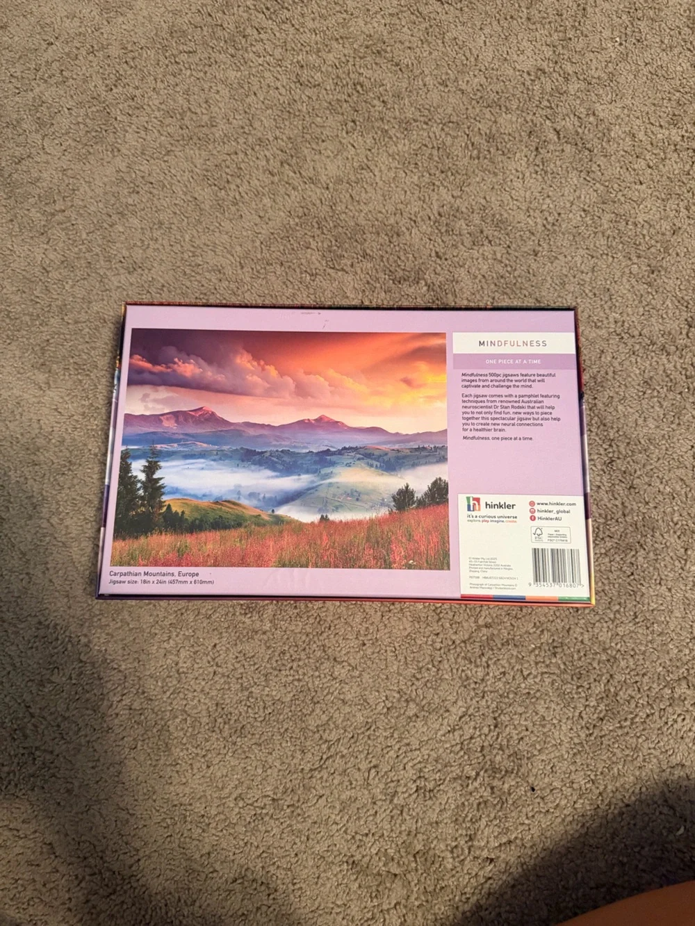 Mindfulness 500-Piece Jigsaw Puzzle - Sunset Landscape